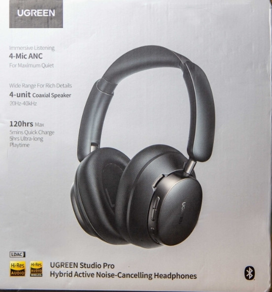 ЧОТИРІ ДРАЙВЕРА! Навушники UGREEN Studio Pro|LDAC ANC BT6.0 120h. Киев - изображение 7