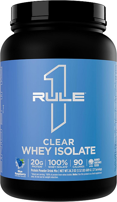 Протеиновый изолят Rule One R1 Clear Isolate (Blue Raspberry) — 690 g Луцк - изображение 1