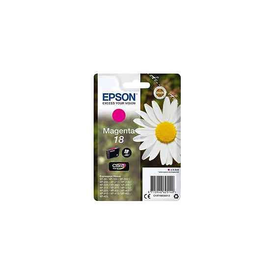 Картридж чорнильний Epson T180340 C13T18034012 маджента Claria Home для принтерів водна основа водостійкий Київ