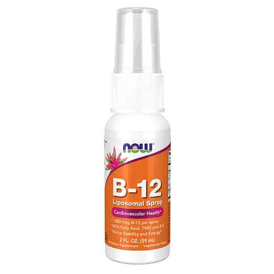 Витамин В12 Now Foods Vitamin B-12 Liposomal Spray 59ml Киев