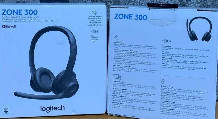 Навушники з мікрофоном Logitech ZONE 300 Midnight Black Київ - фото 1