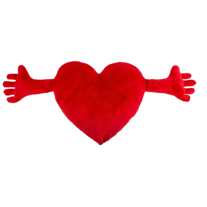 М'яка іграшка серце Red plush heart with arms 70 cm Sex Aura Київ - фото 2