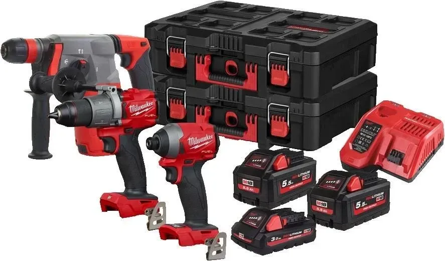 Milwaukee Zestaw Combo M18 FPP3P2-533P Fuel Powerpack (4933478832) Киев - изображение 1