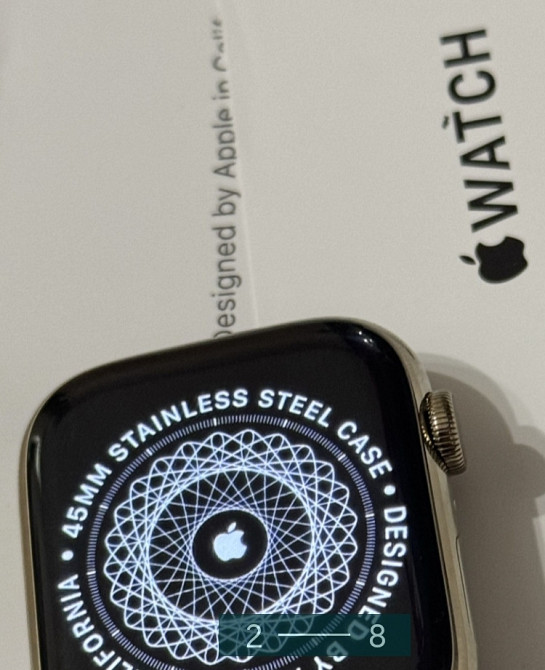 Смарт -Часы Apple Watch Series 7 45mm. Stainless steel Gold. Киев - изображение 7