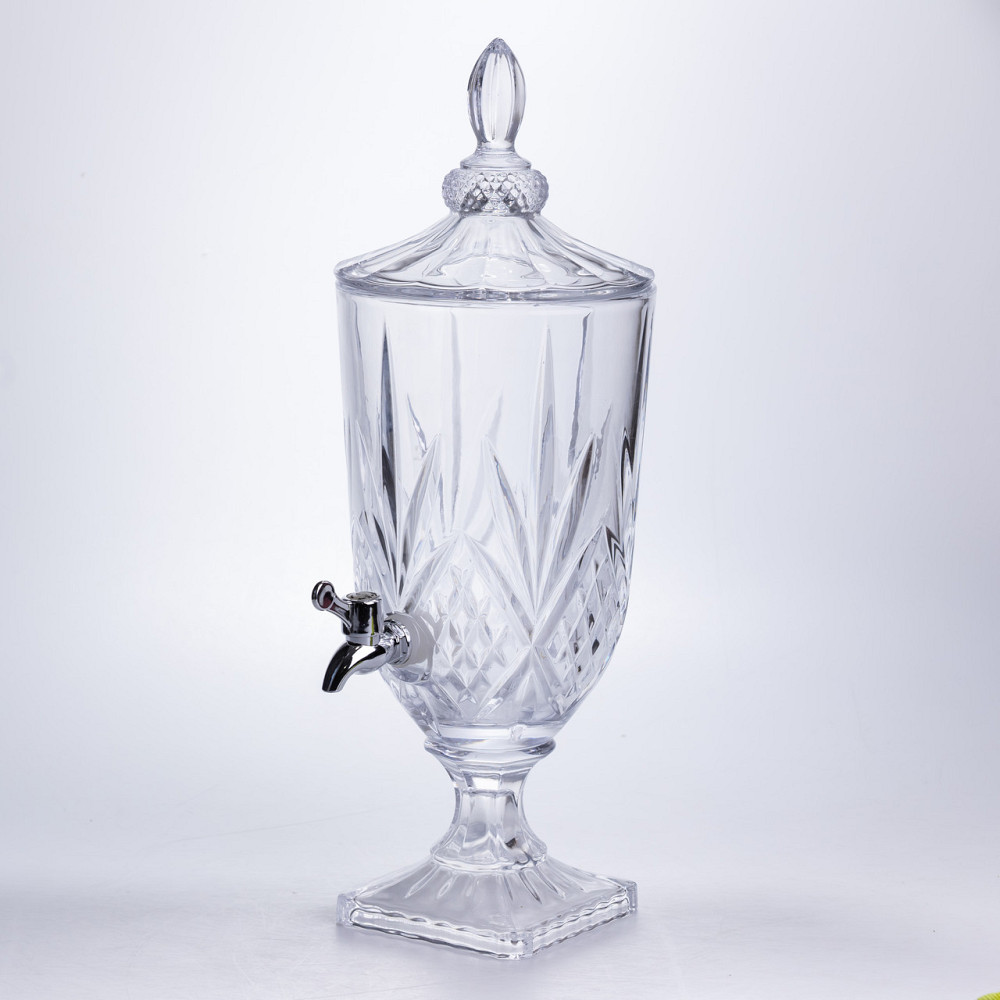 Лимонадниця з краном скляна 3 л диспенсер для напоїв лимонадник із краном HP-19-296 Коломыя - изображение 3