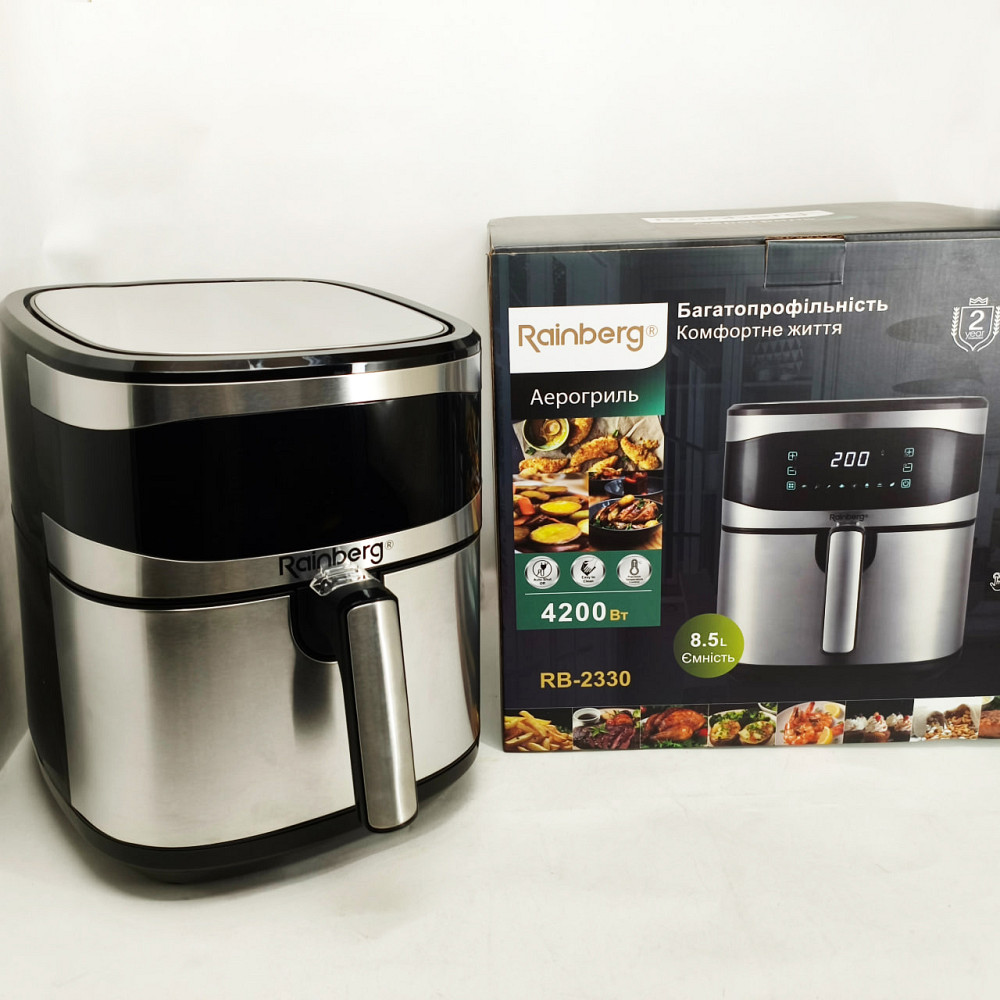 Фритюрница без масла с дисплеем, Фритюрница без масла компактная, Электрические фритюрницы для дома ZM-76 Львов - изображение 4