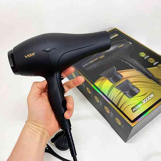 Фен для укладки любых волос VGR, Фен для волос с холодным обдувом без вреда JS-15 Львов