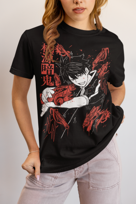 Футболка аниме Тоуген Анки Ікхиносе Схики оверсайз (S/M/L) Черний AnimeJ0676 Днепр - изображение 3