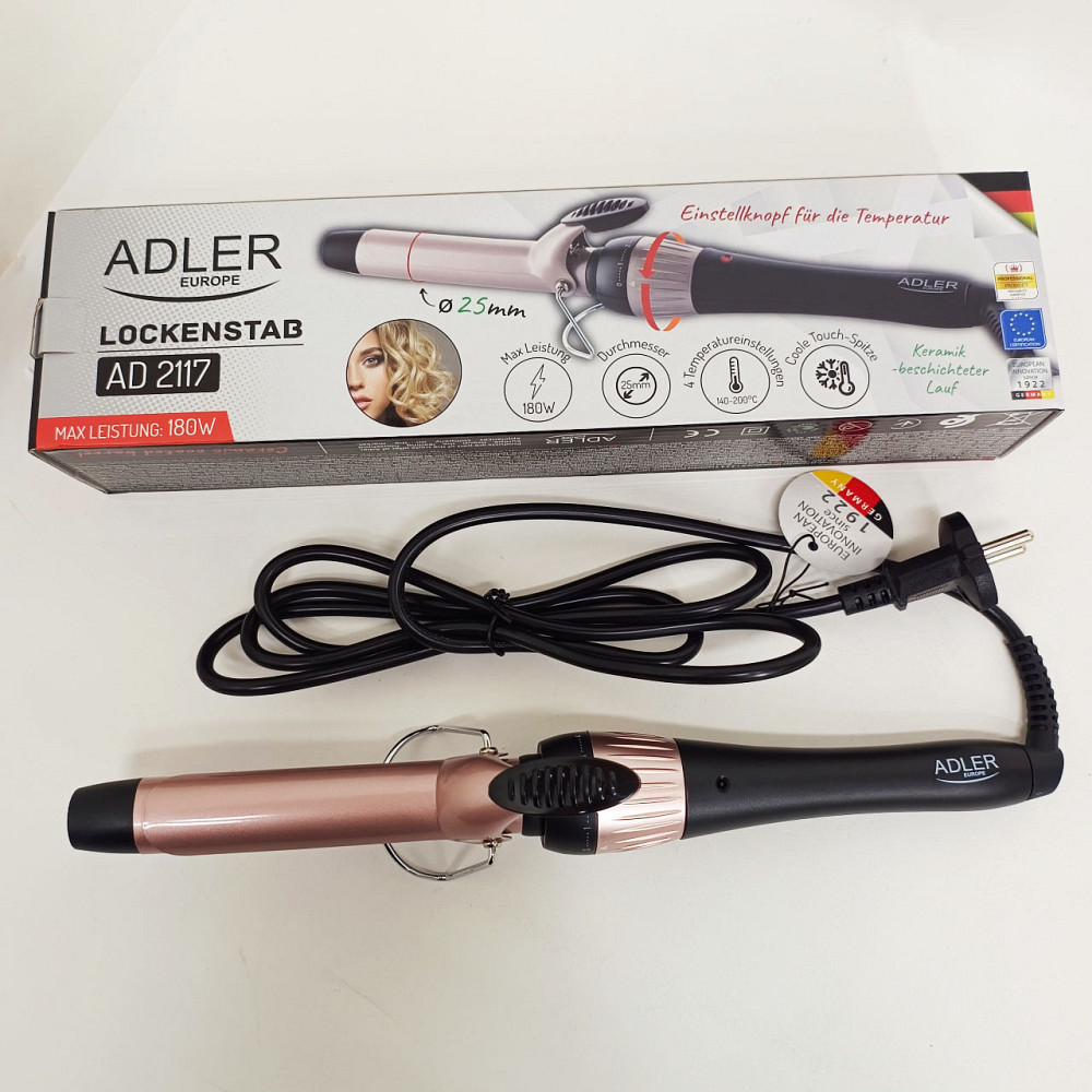 Щипцы для волос для объемной прически Adler, Утюжок для завивки волос Плойка стайлер PH-44 Львов - изображение 6