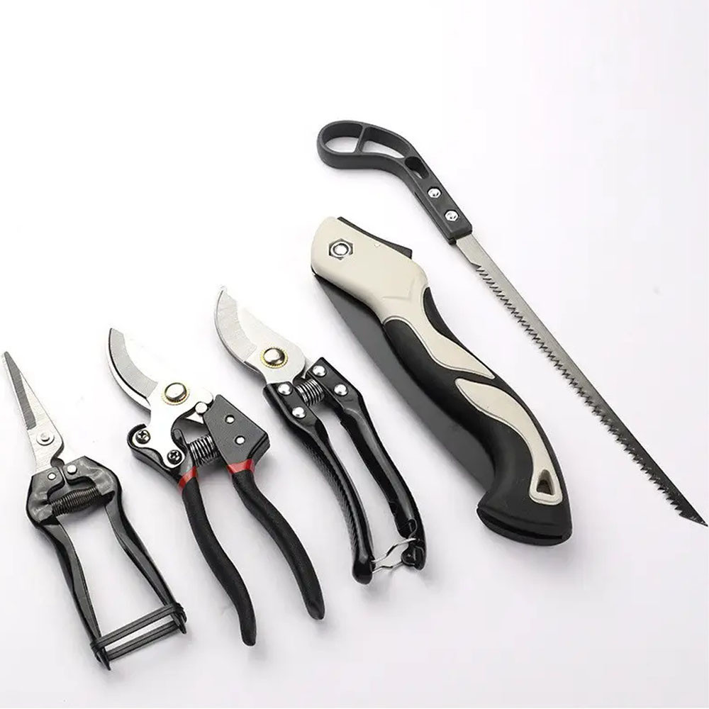 Набор садовых инструментов 5в1 (ножницы, секаторы, пилы) / Садовый инвентарь / Садовый набор инструметнта Киев - изображение 3