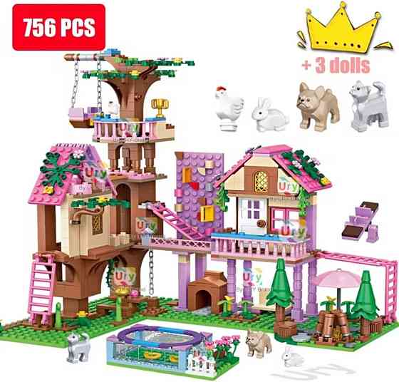 Конструктор Дружба Friends 756 блоков lego + 3 минифигурки. Харків