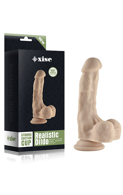 Фалоімітатор Ares Sexy silicone dildo тілесний Sex Aura Київ - фото 5