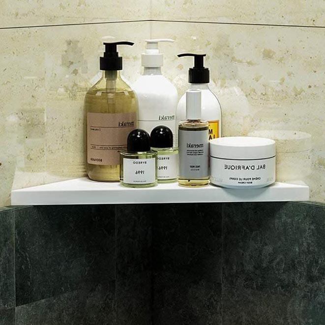 Угловая настенная полка 