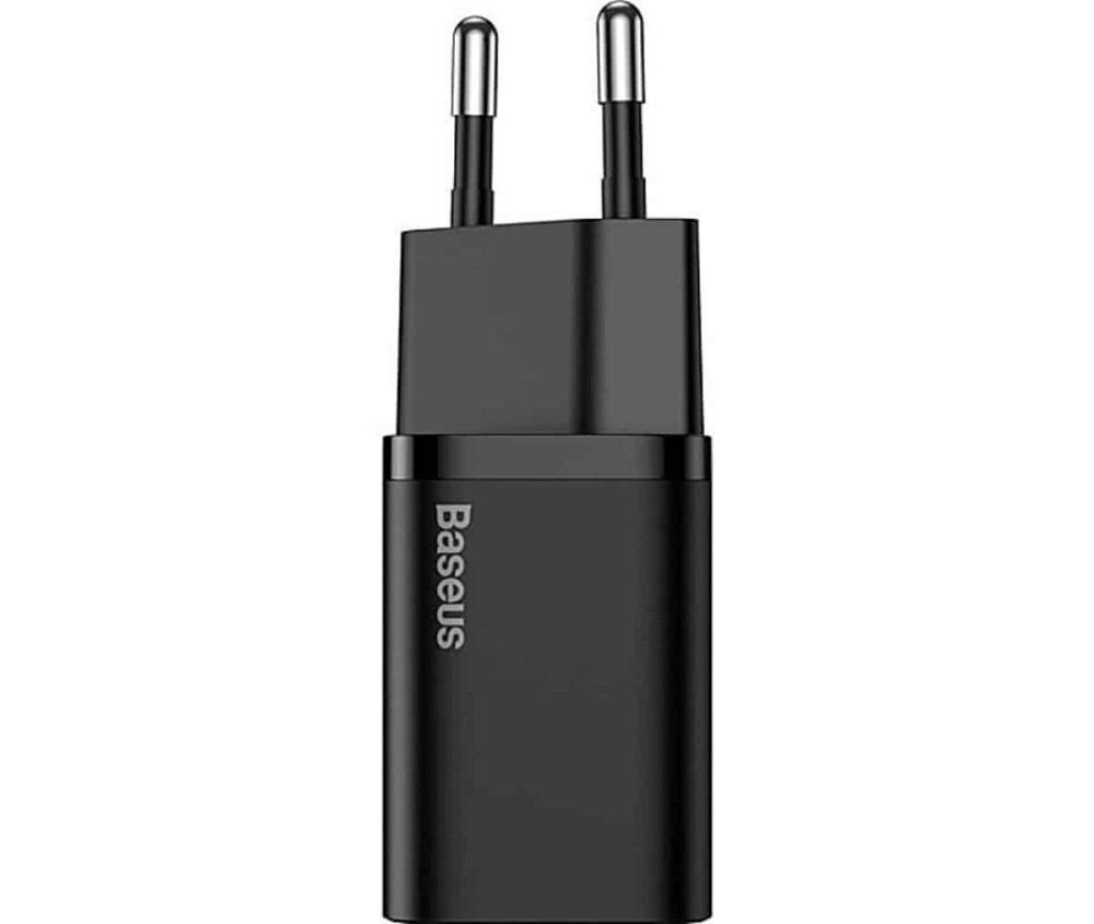 Мережевий зарядний пристрій Baseus Super Si Quick Charger 1C 20W EU Black Київ - фото 2