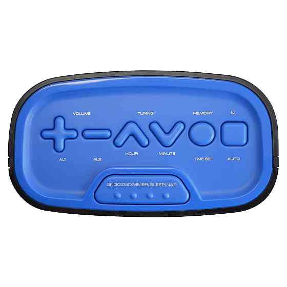 Годинник настільний з радіо Technoline WT465 Black/Blue (WT465 blaue) Киев