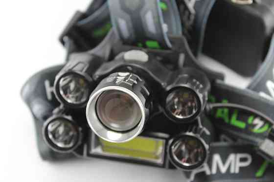 Ліхтарик налобний ліхтар Bailong BL-T64-T6+4XPE+COB Винница