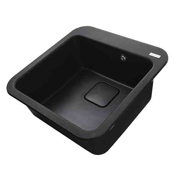 Гранитная мойка Globus Lux BARBORA графiт 510х510мм-А0001 (000009395) Киев