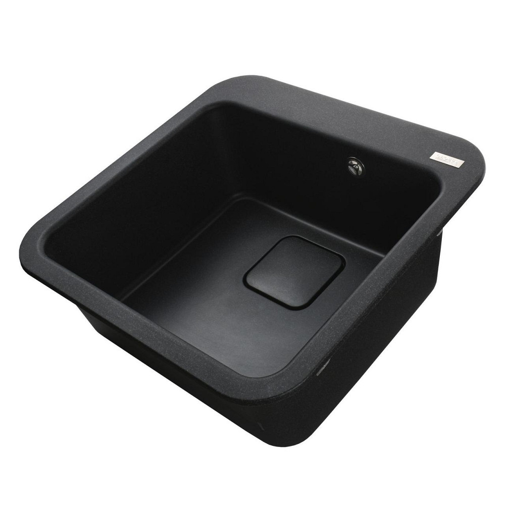 Гранитная мойка Globus Lux BARBORA графiт 510х510мм-А0001 (000009395) Киев - изображение 4