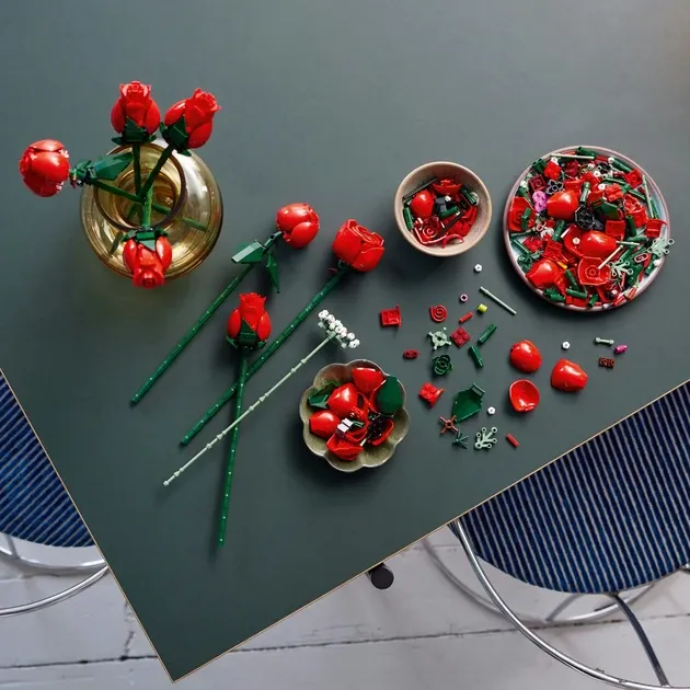 Конструктор Botanicals Букет роз (10328), 822 деталей совместимый с lego лего Запорожье - изображение 5