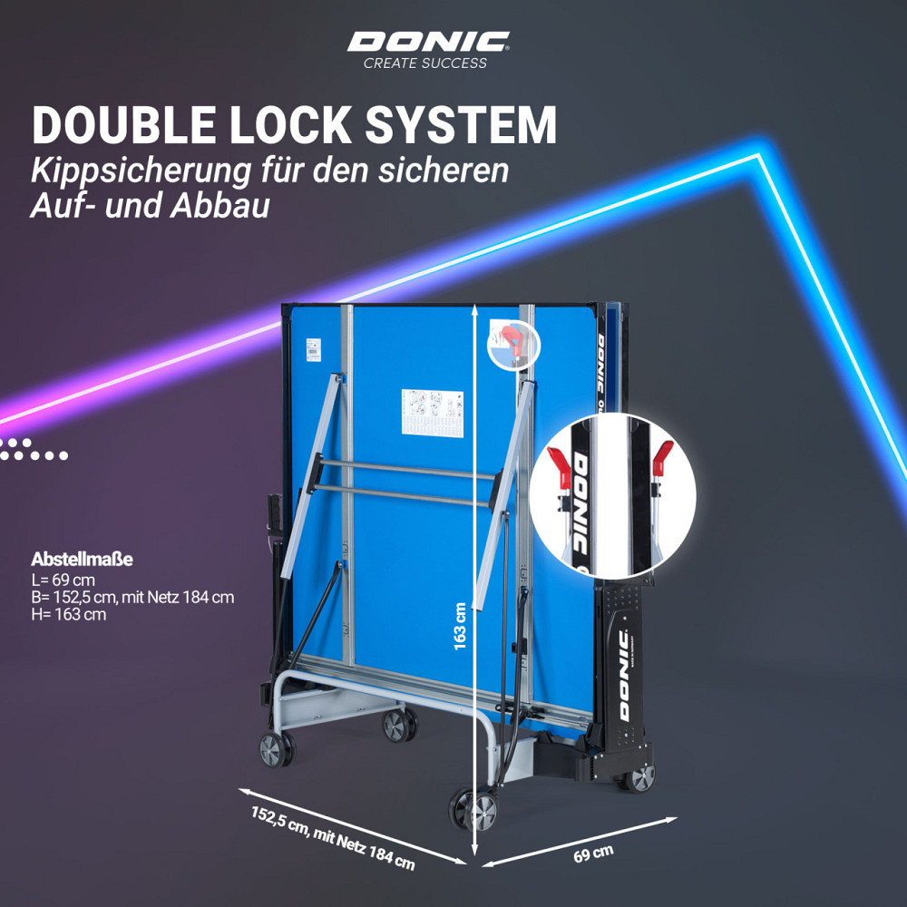 Теннисный стол Donic Outdoor Roller 800-5 Синий Киев - изображение 7