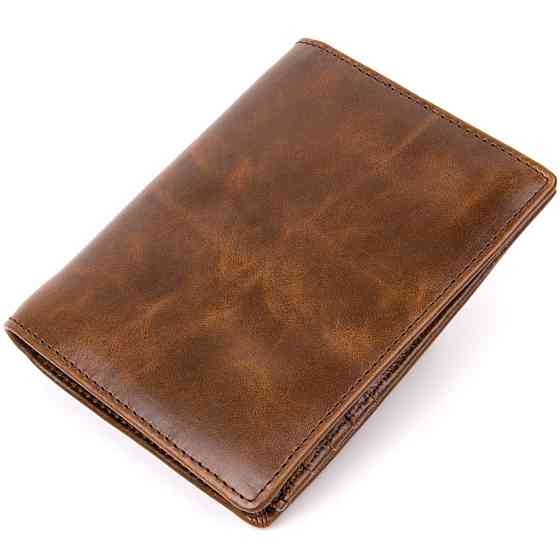 Портмоне унисекс Vintage 20432 Коричневое Киев