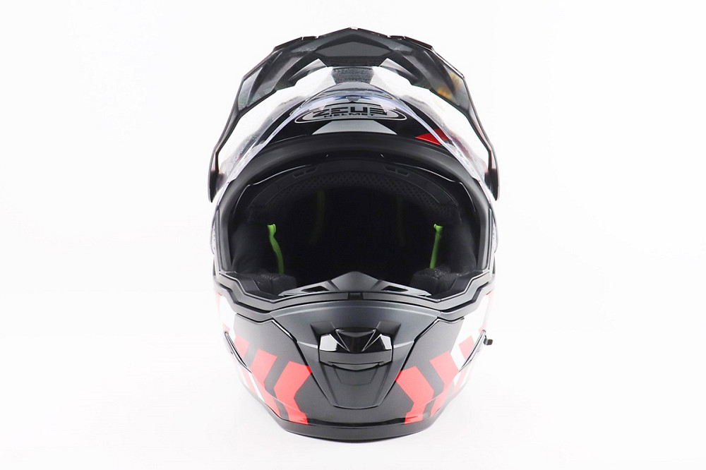 Шолом кросовий/ендуро/АТV SOLID ZS-913 M, ЧОРНИЙ з червоно-білим Киев - изображение 6