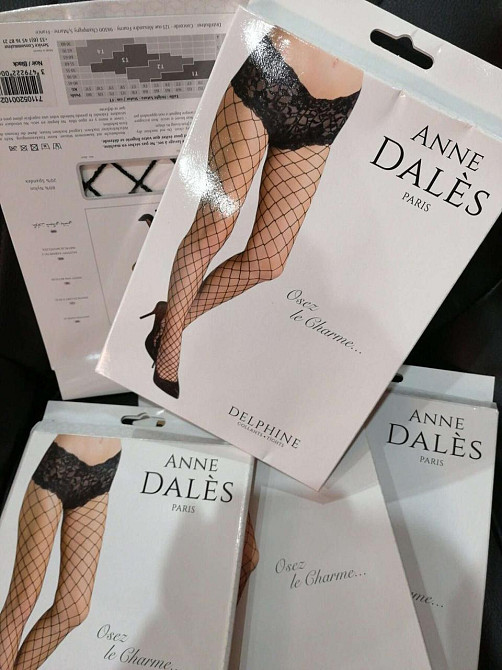 Чулки Anne De Ales DELPHINE T1 Black (мятая упаковка) Sex Aura Киев - изображение 2