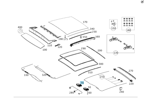 Mercedes-Benz  A1769003304 Моторчик люка панорами GLE Coupe C292 CLA C117 GLA X156 A-class W176 Одесса