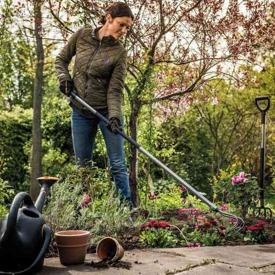Культиватор ручний для землі 164 см Fiskars «Ergonomic» (1001301/136510) Алюміній Нововолинськ