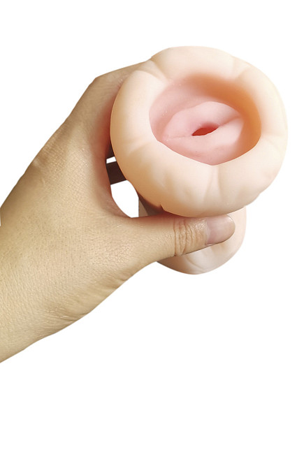 Мастурбатор Ротик Gentle hole без вібрації тілесний Sex Aura Київ - фото 2