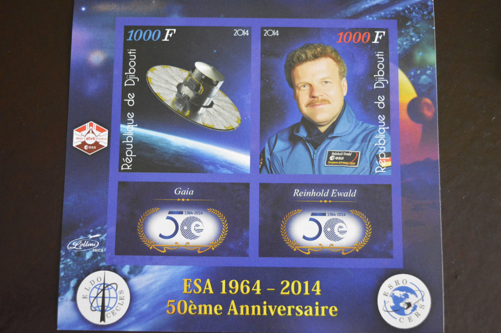 Джибуті. Космос. Марки. Блок. 2013 рік (З) Полтава - фото 1