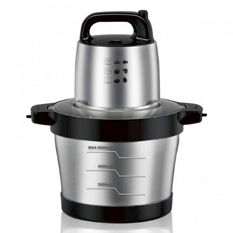 Универсальный измельчитель Domotec RAF R-7008 1600Вт, чаша 6л, 2 скорости, нерж. сталь Одесса - изображение 3