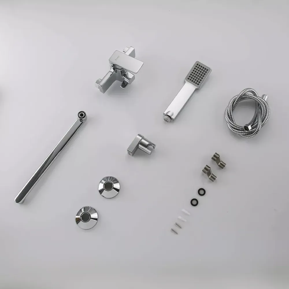 Смеситель для ванны с душевым гарнитуром Frap F2246 хром Киев - изображение 8