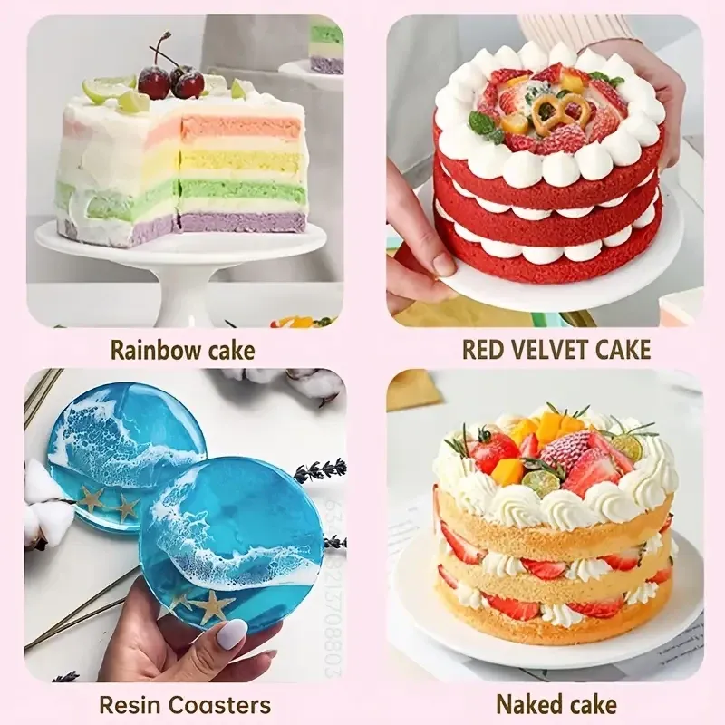 Универсальная силиконовая форма с 2 отделениями – для тортов, шоколада, свечей и рукоделия Киев - изображение 7