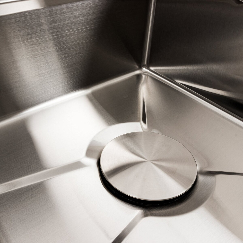 PLATINUM Кухонна мийка 75*45М сатин Platinum Handmade "Водоспад" Киев - изображение 4