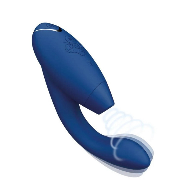 Инновационный бесконтактный вибратор-стимулятор Womanizer Duo 2 Blueberry Sex Aura Киев - изображение 2