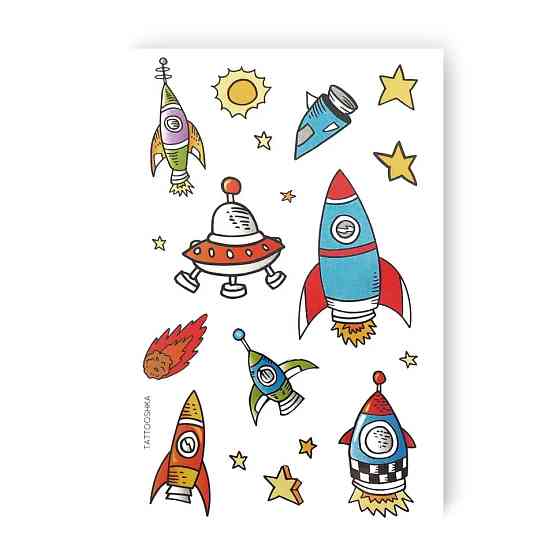 Набор временных татуировок 