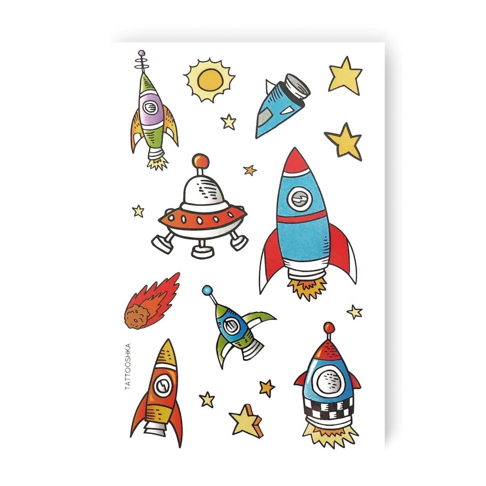Набор временных татуировок 