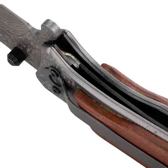 Ніж розкладний 122 мм (колодка дерево) SIGMA (4375821) Рівне