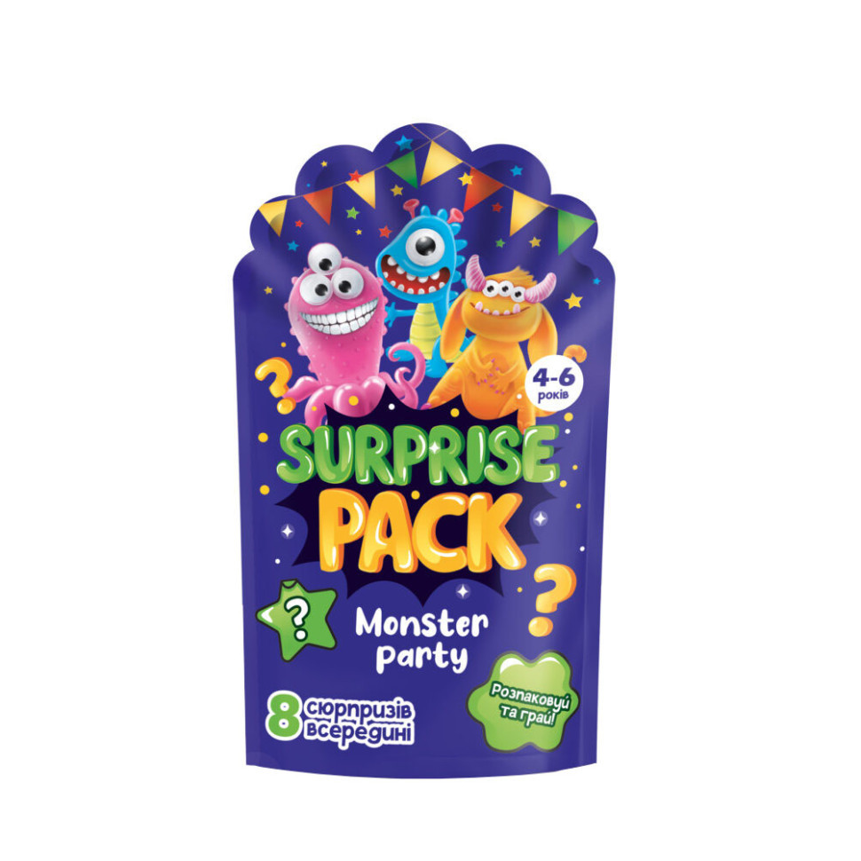 Набір сюрпризів Surprise pack "Monster party" Vladi Toys VT8080-03 Укр Вінниця - фото 1