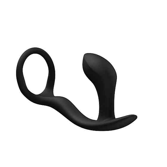 Анальна пробка з ерекційним кільцем Fun Factory BOOTIE RING Black (м'яте паковання!!!) Sex Aura Київ