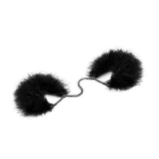 Пухнасті наручники Bijoux Indiscrets Za za zu - feahter handcuffs, пір'яні, подарункова упаковка Sex Aura Київ