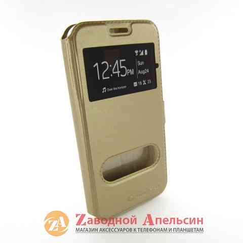 Чохол книжка Samsung J3 2017 J330 Nillkin Case gold Одеса