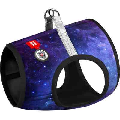 Шлей для собак WAUDOG Clothes с QR-паспортом "NASA21" ХS2 (2902-0148) Винница