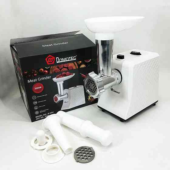 Кухонна м'ясорубка Domotec R3391 2000 W, М'ясорубка для овочів, AN-547 М'ясорубка багатофункціональна Київ