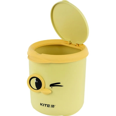 Корзина для бумаг Kite Настольный контейнер для мусора, желтый (K24-011-2) Винница - изображение 3