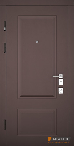 Вхідні двері Abwehr Grand Ramina 509 Бронзовий браш + Білий супермат 960*2050 мм Вхідні двері для квартир Київ - фото 1
