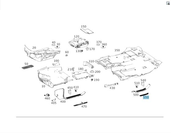 Mercedes-Benz  A2926860236 Накладка порога заднього правого GLE Coupe C292 Одеса