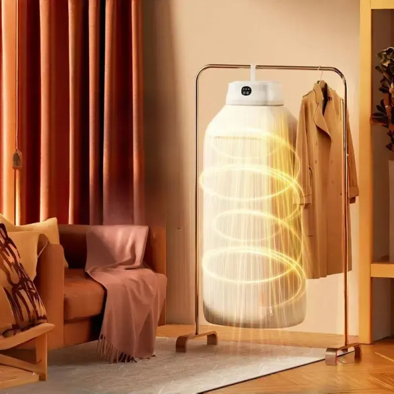 Подвесная электросушилка для одежды Portable Drying Machine SH-005 с чехлом / Портативная сушилка для белья с таймером Коломия - фото 4