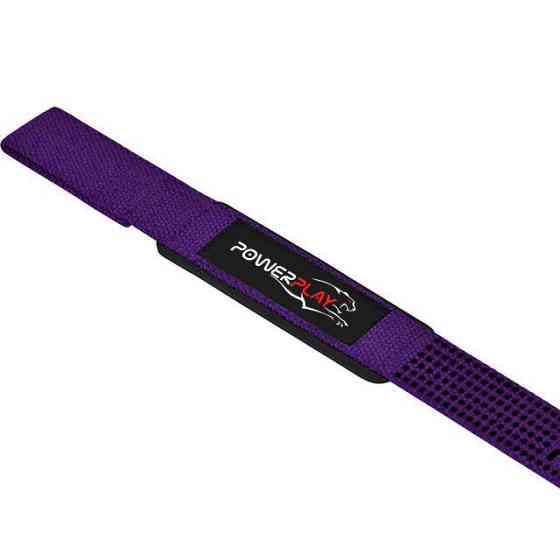 Лямки для тяги PowerPlay 7064 Lifting Gym Straps Фіолетові Кам'янське